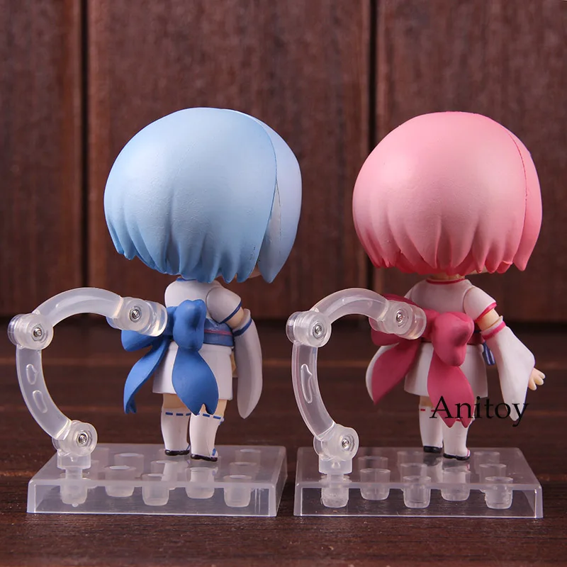 Re Zero Kara Hajimeru Isekai Seikatsu Rem Ram детство Ver. Nendoroid 942 ПВХ фигурка аниме Коллекционная модель игрушки