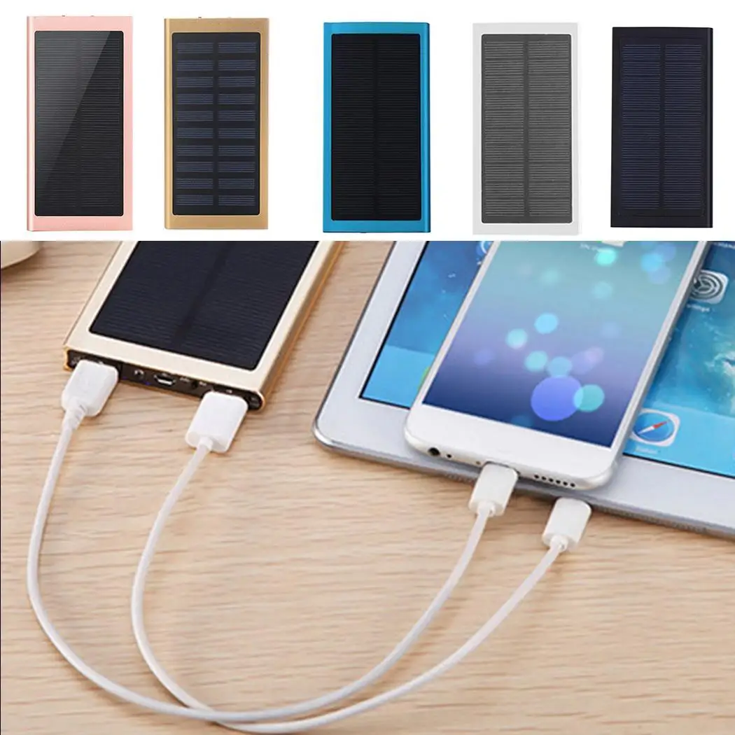 Телефон двойной портативный сплав банк 2A мощность 5 V 1A батарея 20000 mAh для