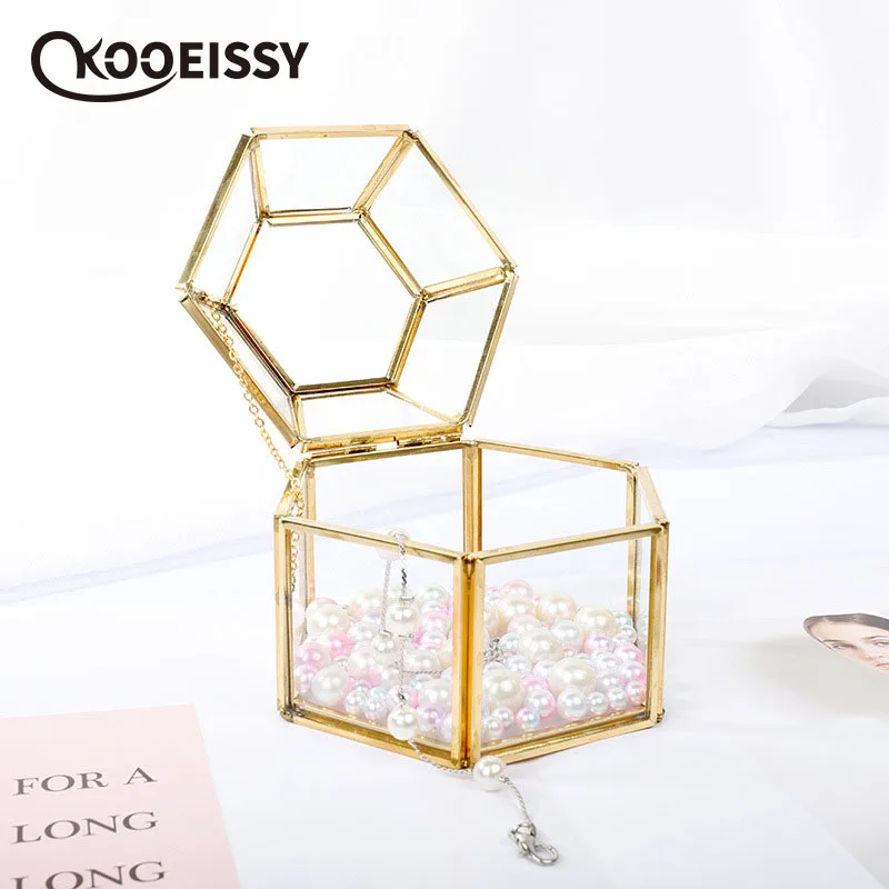 Ящик для хранения ювелирных изделий в современном стиле с геометрическим