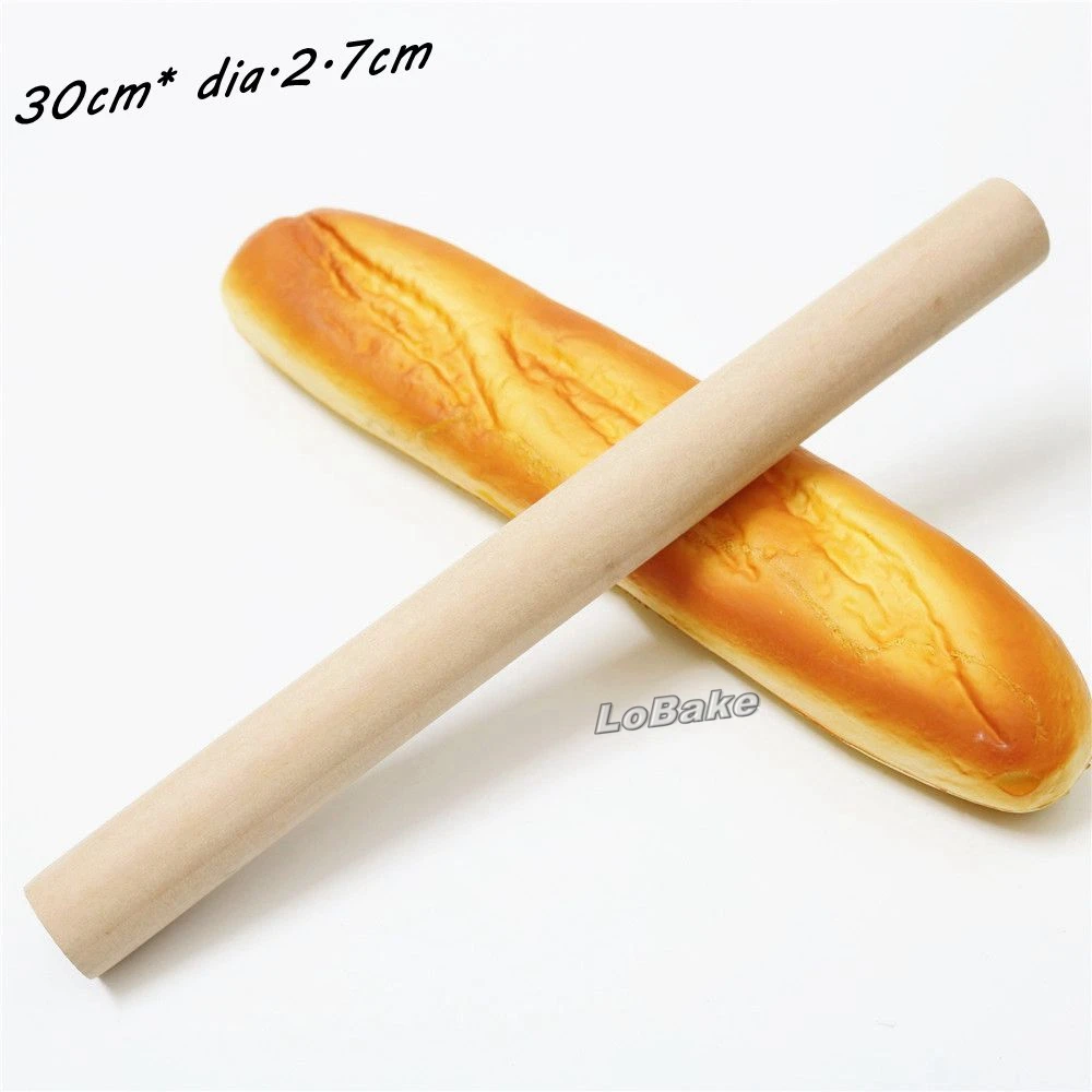 Скалка деревянная schima superba длина 30 см диаметр 2 7 см|dumpling maker|for kitchendough maker |