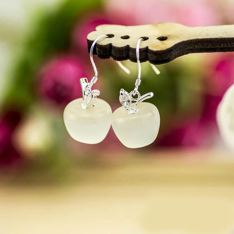 2018 sexy opal fruit apple lady earrings Six - color cartoon girl eardrop gift | Украшения и аксессуары