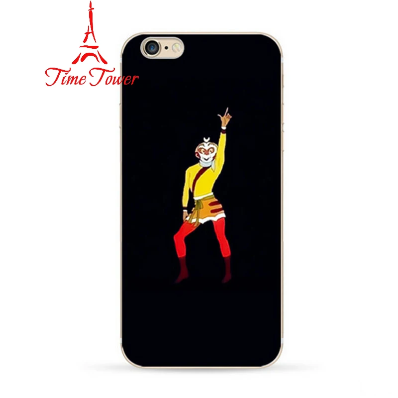 TPU Capa For Apple iphone 6s Case Soft Shell Dancing Monkey Cute Cartoon Painted Phone Iphone 6 Back Cover |
