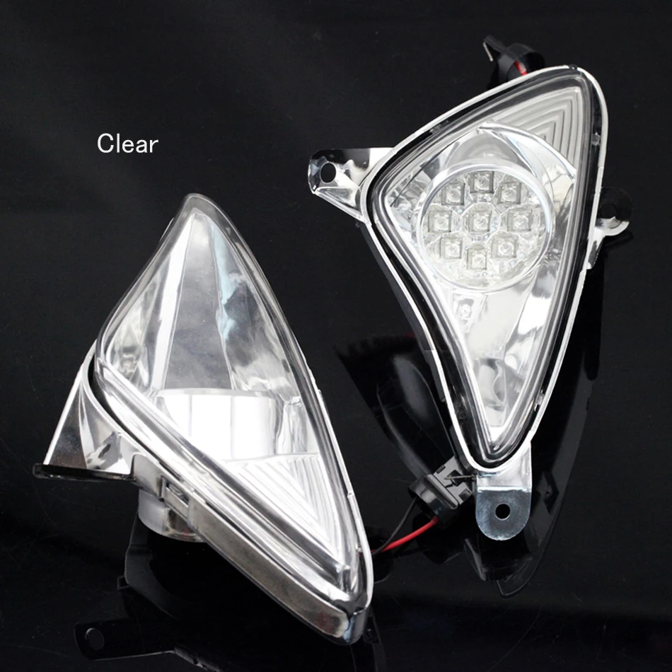 

For YAMAHA TMAX T-MAX T MAX 500 2001-2007 Motorcycle Front LED Turn Signal Indicator Light Blinker Lamp Clear Smoke