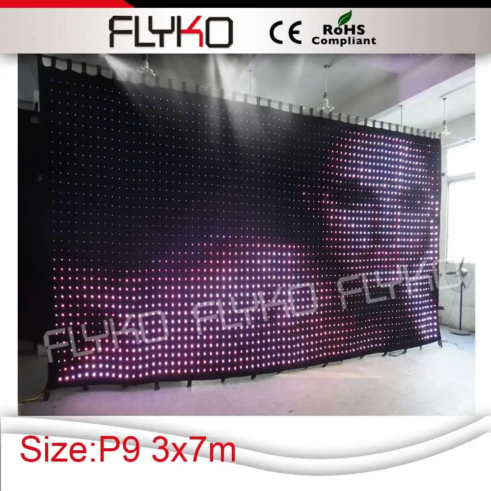 Новый продукт видеостена на китайском рынке/светодиодная занавеска секс видео p9
