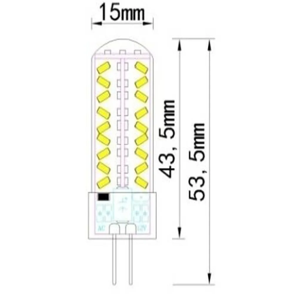 100x светодиодные лампы G4 AC/DC 12 вольтовая лампочка smd3014 81 светодиод epistar чип супер яркость 12 в домашние энергосберегающие лампы освещения