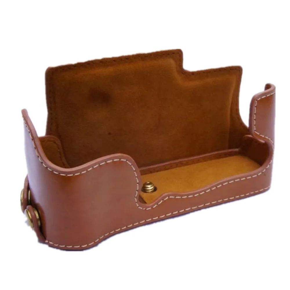 Кожаный чехол для фотоаппарата Fuji Fujifilm XE3|camera half case|leather case for cameracase camera |