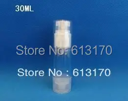 

10pcs 30ml airless bottle,airless pump,vacuum bottle,plastic bottle,Cosmetic Cbottle free shipping