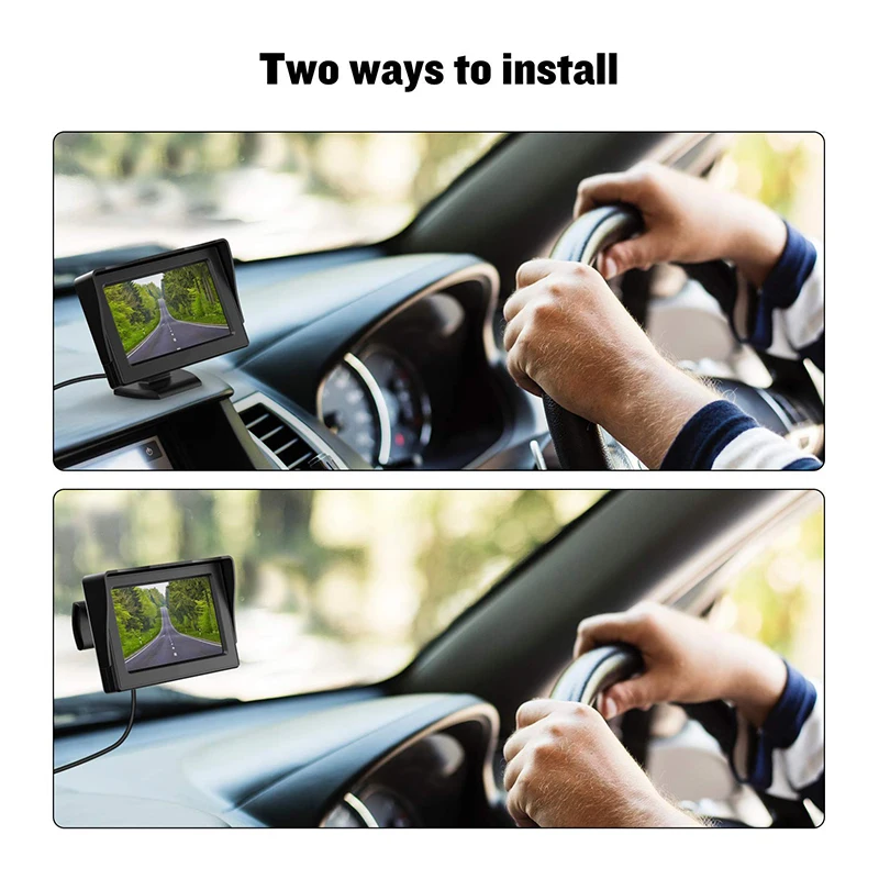 4 3 дюймовый складной автомобильный монитор TFT ЖК дисплей камера s заднего вида