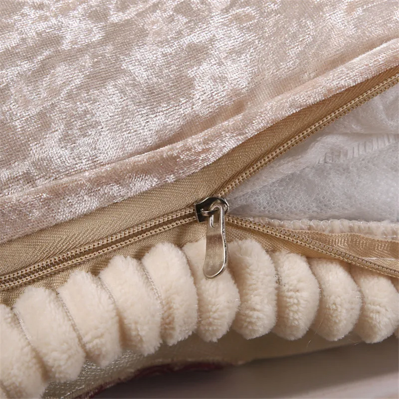 Высококачественные европейские наволочки с цветочным узором для подушек 45x45 см