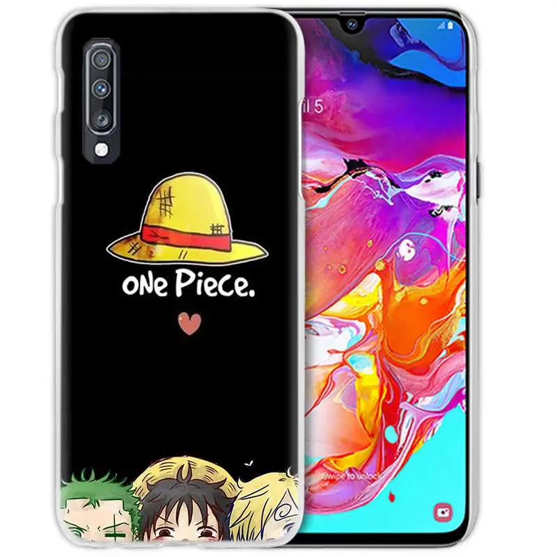 Одна деталь D Луффи чехол для samsung Galaxy A50 A70 A80 A20e A60 A40 A30 A20 A10 A8 A6 плюс A9 A7 жесткий чехол для телефона из поликарбоната с Coque