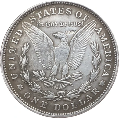 

Hobo Nickel 1895 USA Morgan Dollar COIN COPY Type 88