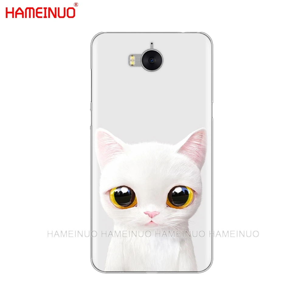 HAMEINUO милый чехол для сотового телефона с кошкой пейзажем животным huawei honor 3C 4X 4C 5C 5X
