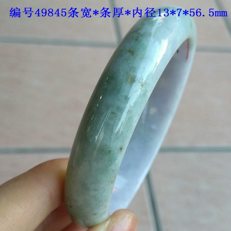 49845 a offer jade old pit waxy spring color medium violet bracelet with certificate | Украшения и аксессуары
