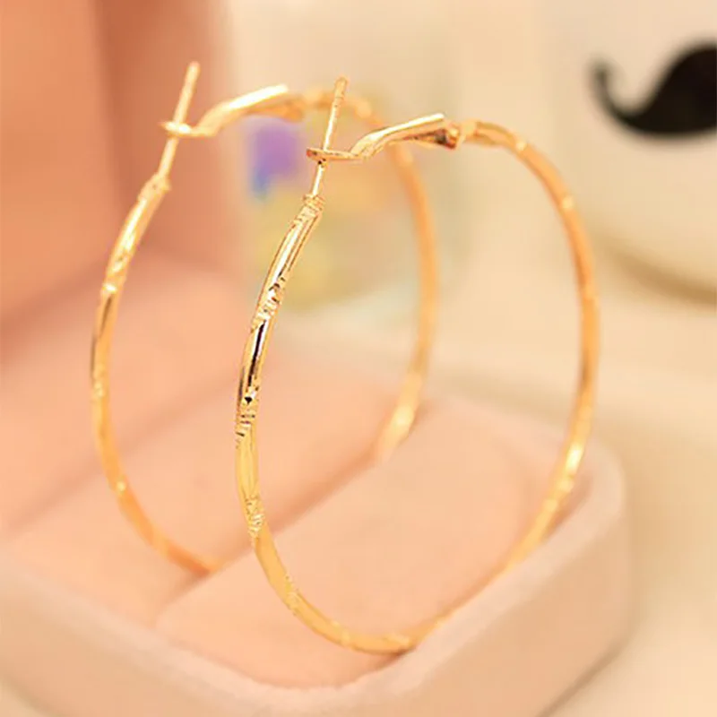 Женские круглые серьги кольца золотистые/Серебристые кольца|earrings ribbon|earrings gothearring