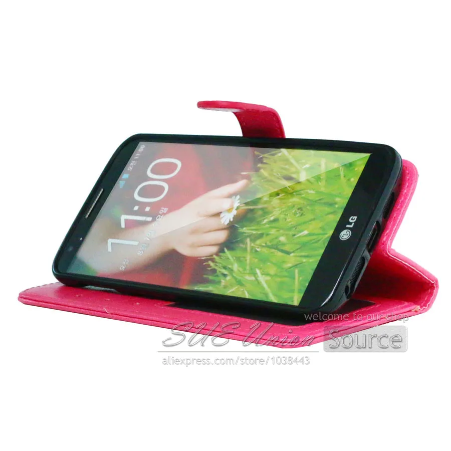 Кожаный чехол с откидной крышкой для LG G2 Optimus D801 F320 D802 VS980 F340L LS980 LS980S, кошелек с подставкой, держатель для карт, чехол Fundas Coque