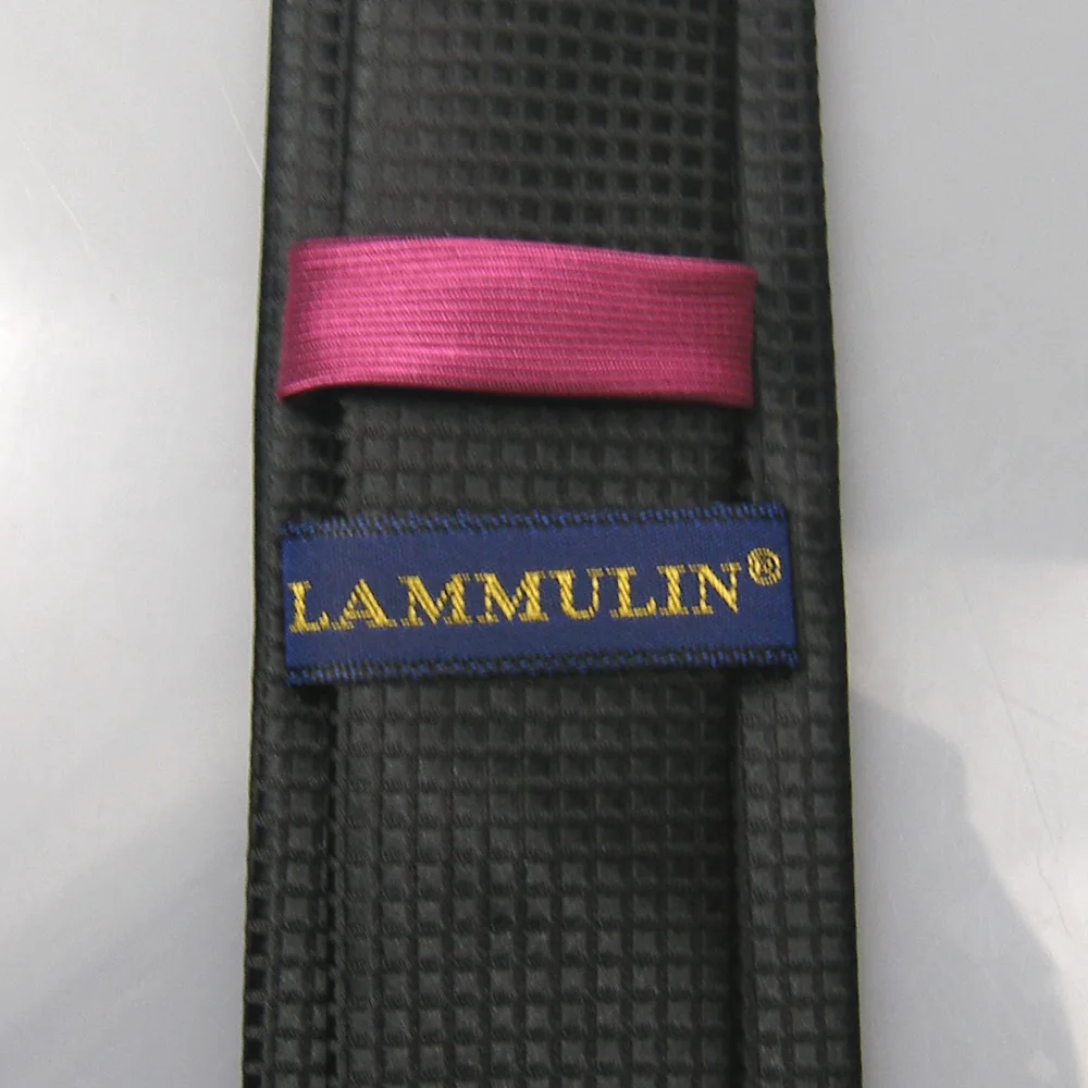 Мужские галстуки для костюма LAMMULIN розовый красный галстук контрастный черный с