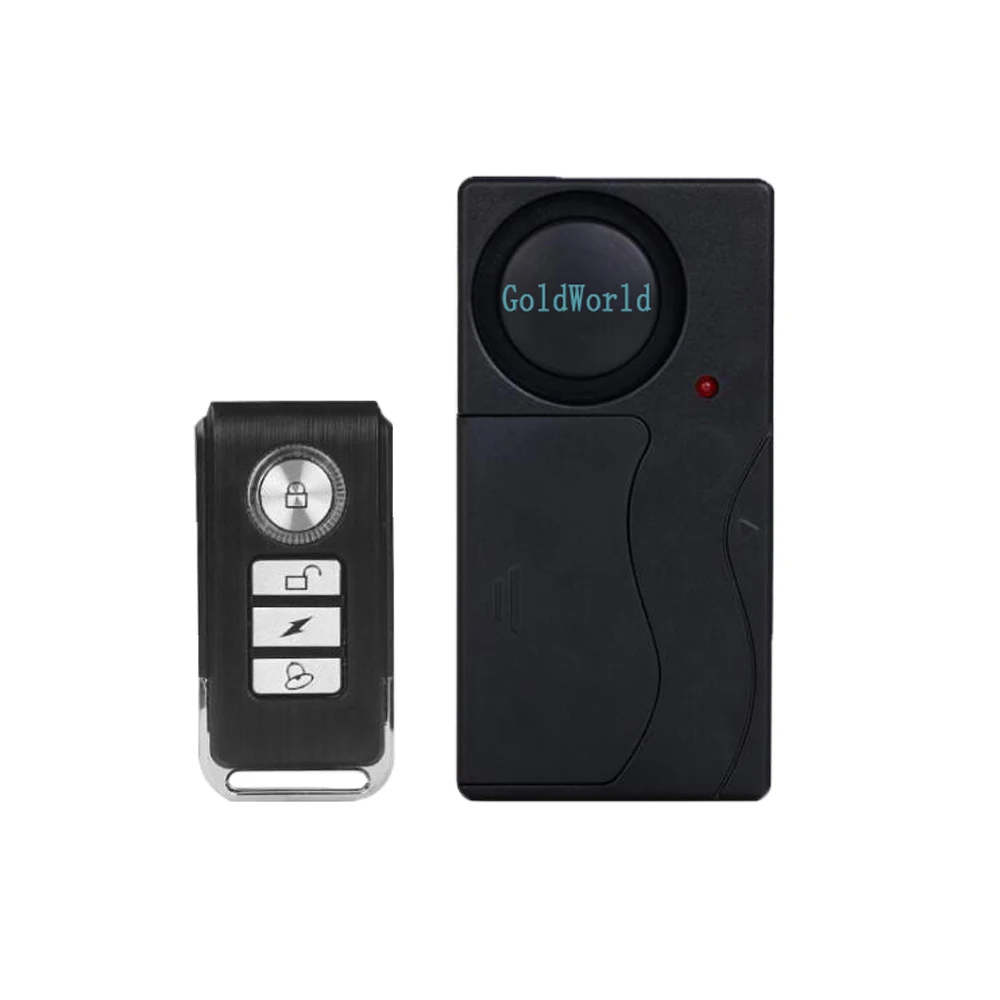 Black 1 Set Remote Control Bicycle Electromobile Security Vibration Warning Alarm System Bike Anti Lost | Отзывы и видеообзор -32854866060