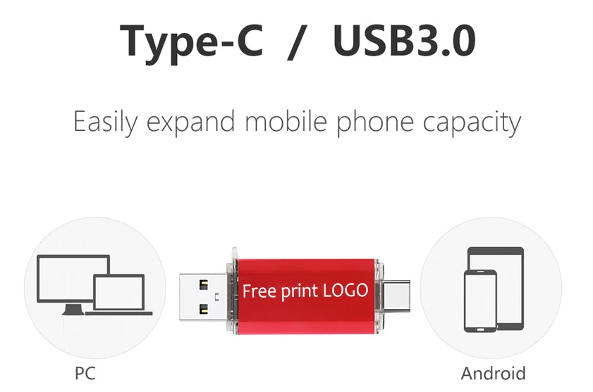 JASTER type C флеш-накопитель USB 3,0 Флешка для type-C Mobile/PC 128 Гб 64 ГБ 32 ГБ 16 ГБ высокоскоростная карта Micro USB