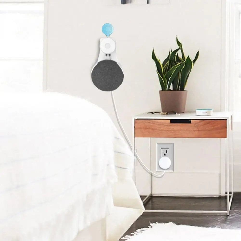 Для Google Home, мини голосовые ассистенты, розетка, настенное крепление, подставка, вешалка, настенный кронштейн, для гостиной, кухни, розетка, настенная подставка