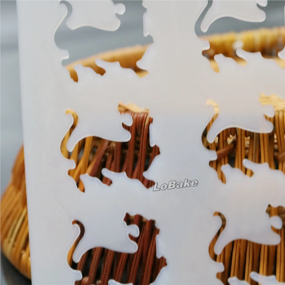 (2 шт./лот) Новый 12 Китайский Знак зодиака тигра форма плитки хрустящий коврик