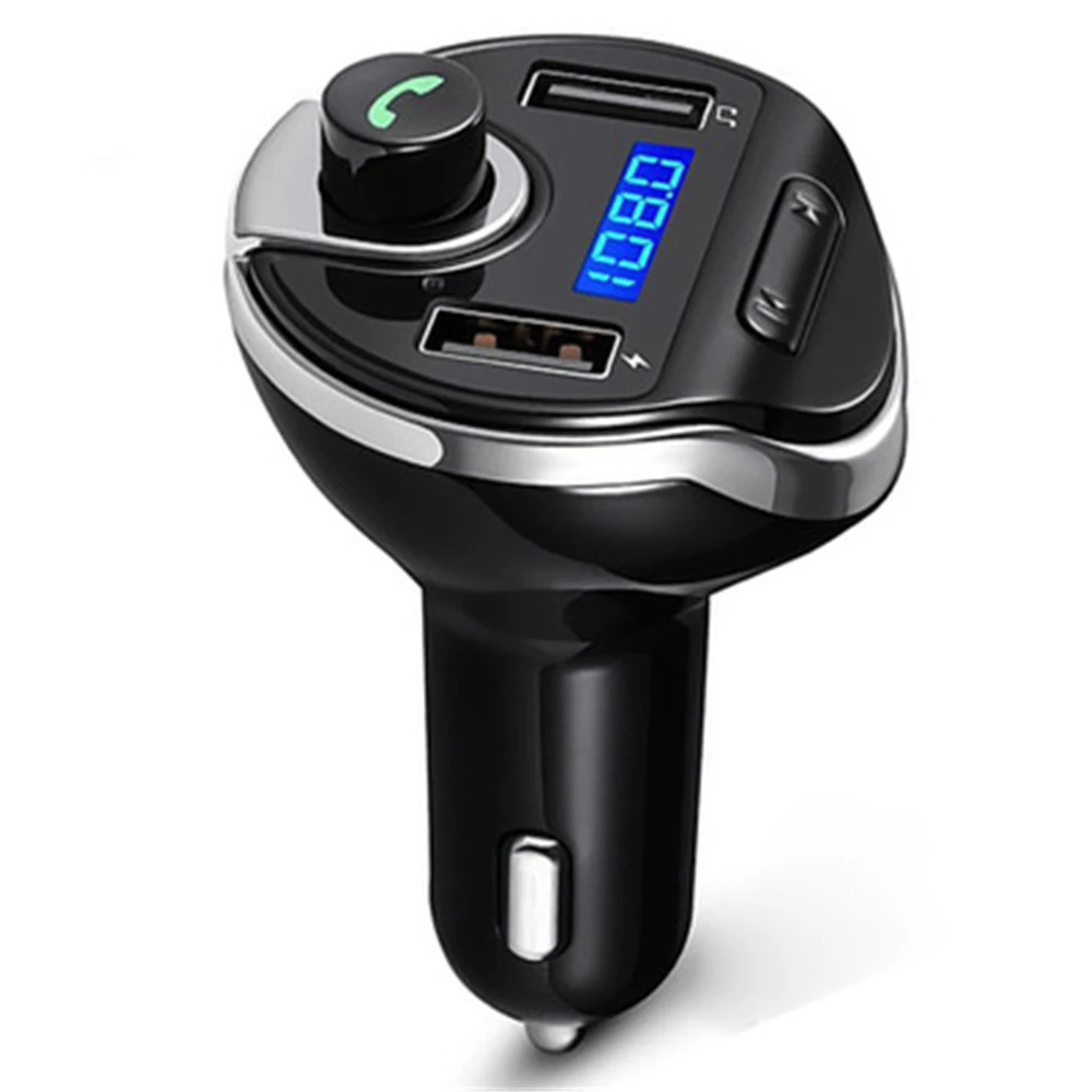 Charger only Двойной USB зарядное устройство Bluetooth беспроводной Автомобильный mp3 плеер Hands Free Комплект FM модулятор TF карта музыкальный аудио приемник передатчик - Тип штекера: Charger only