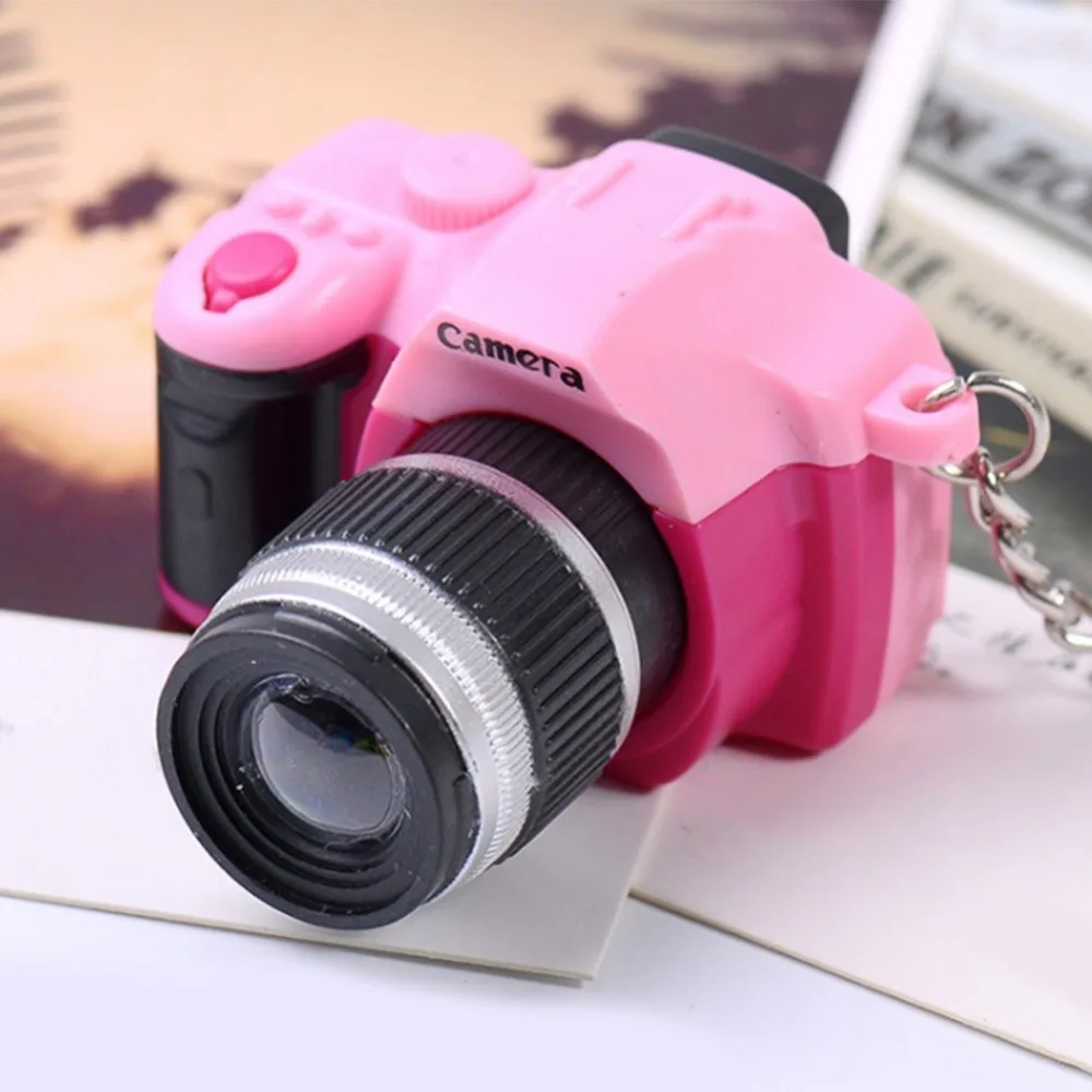 Креативный брелок с камерой цифровая зеркальная камера игрушка светодиодная