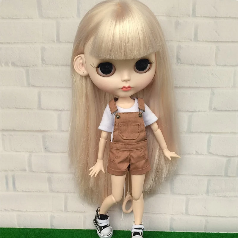 Модные Blyth футболки с изображением куклы комбинезон одежда для Neoblythe Azone Licca Barbies Momoko 1/6 BJD куклы аксессуары