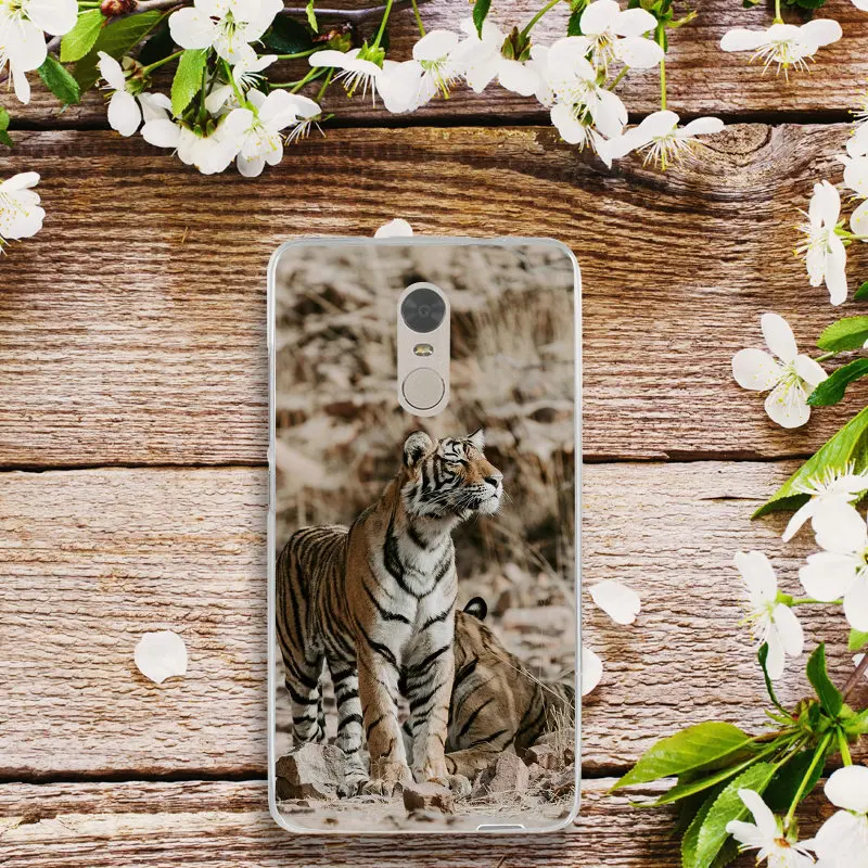 Animal Tiger Cub Soft Accessorie Cover TPU Phone Case for Xiaomi Redmi Mi Note 2 3 3S 4X 4A 6 5 5S 5A 8 A1 Pro Plus | Мобильные