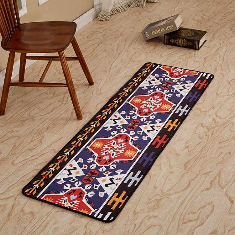 LOUTASI коврик для гостиной столовой ванной ворсистый мягкий с геометрическим