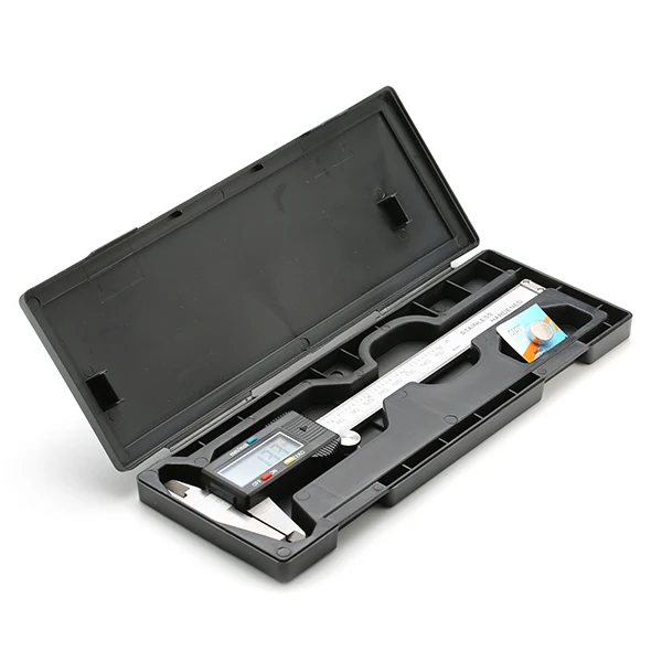 

150mm 6inch LCD Electronic Digital Vernier Caliper Micrometer Angular Dial Tool Ruler With Box For RC Models