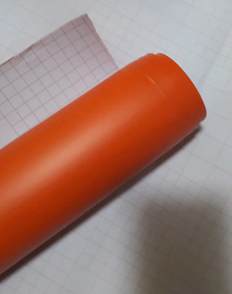 Бесплатная доставка Высококачественная оранжевая матовая виниловая пленка 30