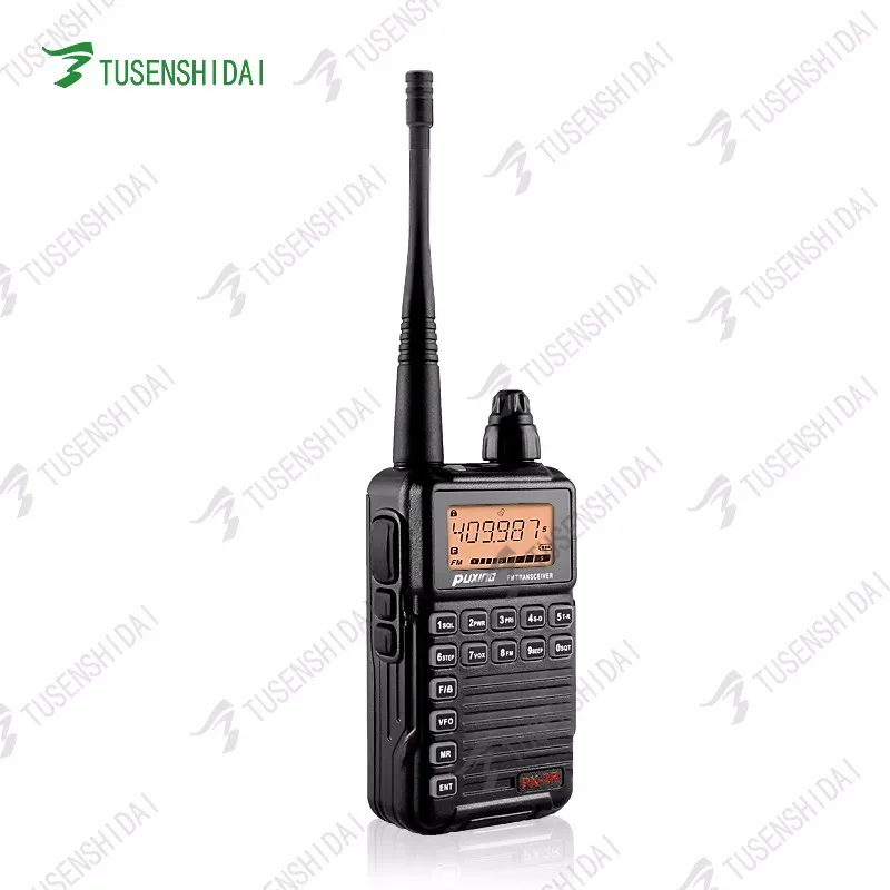 Горячая 2 Вт мини рация UHF 400-470 PUXING PX-2R двухдиапазонный RX с функцией зарядки usb