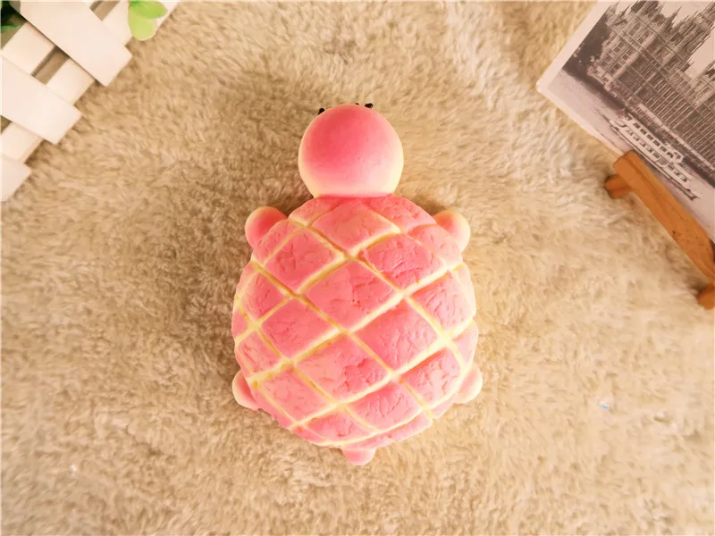 Kuutti мягкий ароматизированный Jumbo 15 см настоящий как черепаха мягкий Kawaii медленно поднимающийся булочка из дыни подставка для запястья мягкий PU пена хлеб