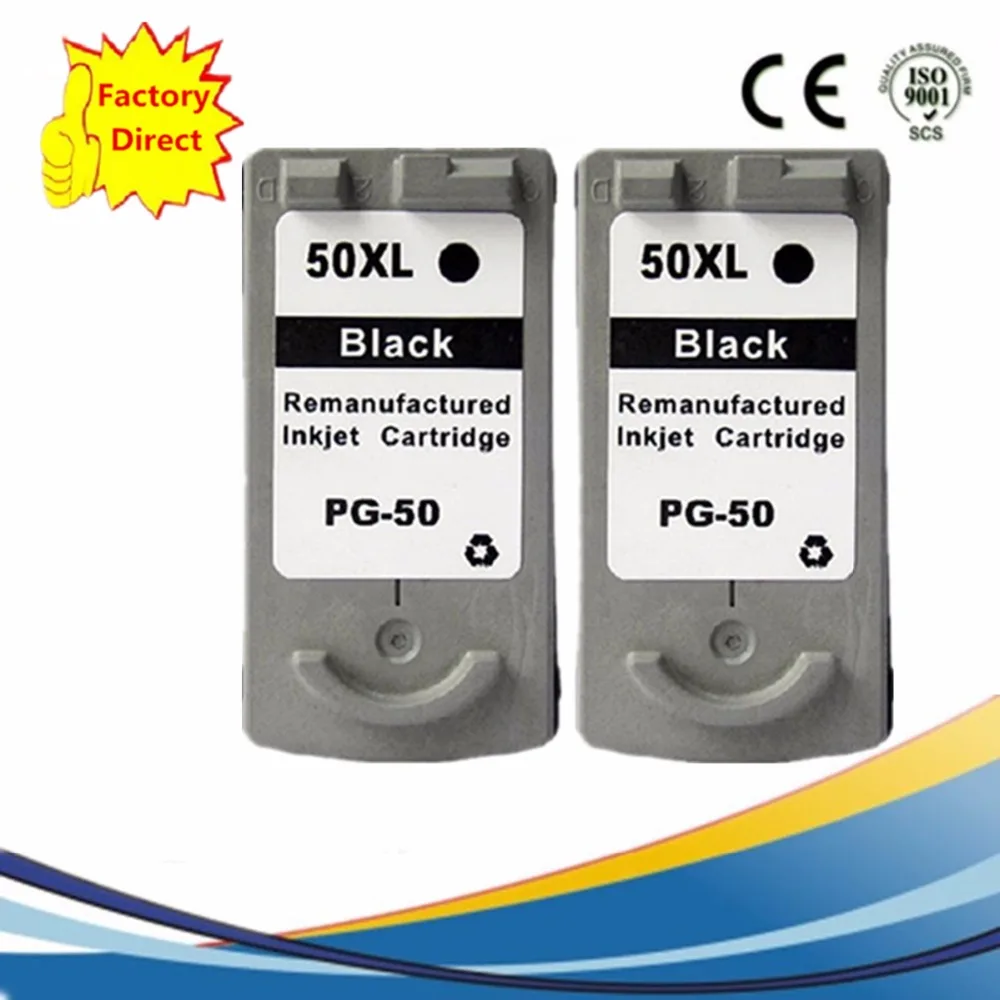 PG-50 PG50 PG 50 CL-51 CL51 CL 51 чернильные картриджи восстановленные Pixma iP2200 ip6220D ip6210D MP150 MP160