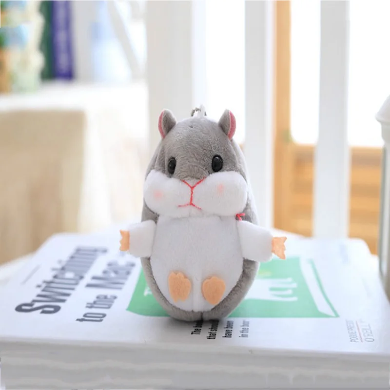Kawaii милый хомяк плюшевый брелок игрушечное животное маленькая кукольная цепочка