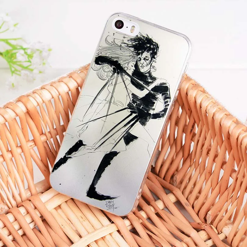 MaiYaCa Edward Scissors Hand хит продаж Модный тонкий чехол для iPhone 8 7 6 6S Plus X 10 5 5S SE 5C 4 4S |