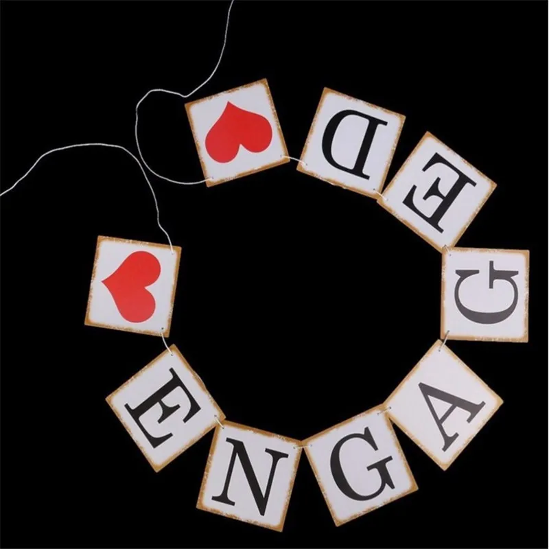 Партия фото декор висит гирлянда занимается свадебные реквизит овсянка баннер