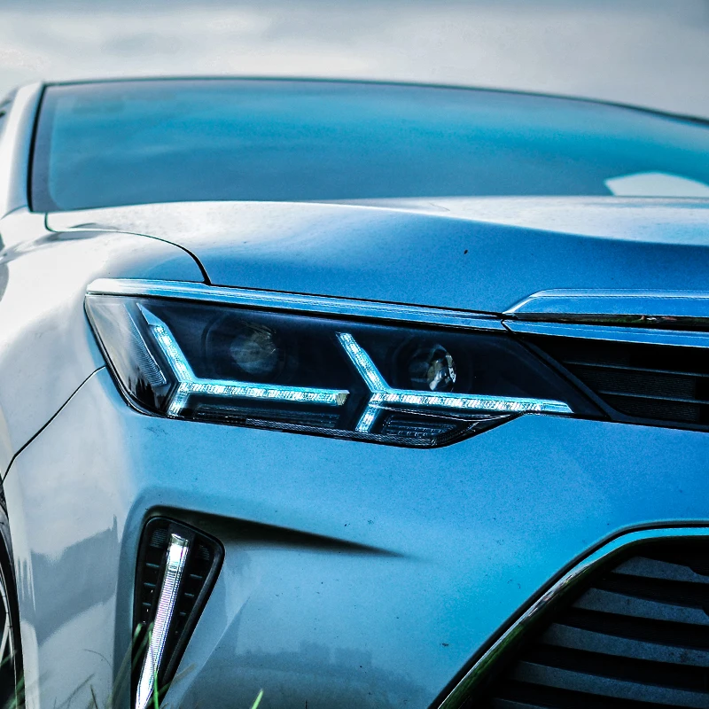 Для Toyota Camry головной свет лампы светильник s сборки LED DRL HID ксеноновый 2014 2015 год