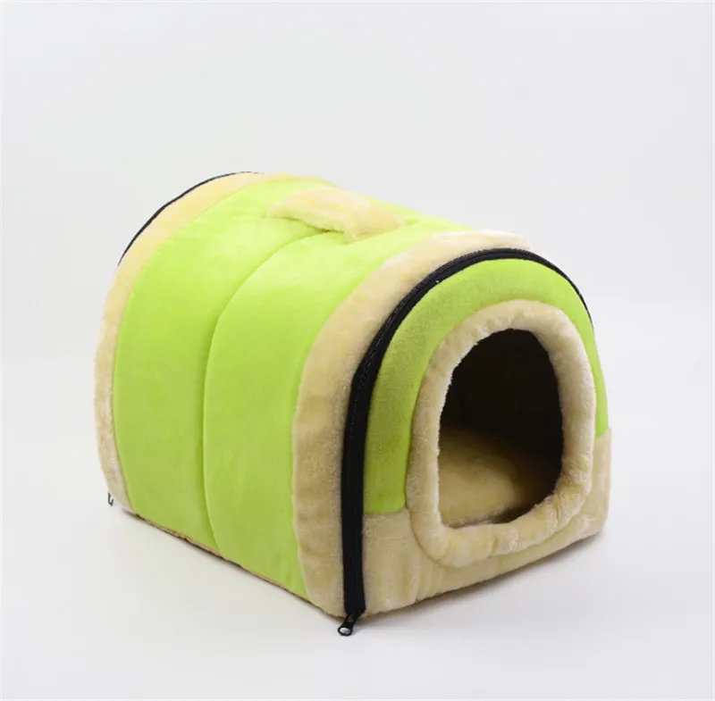 Pet Cat Igloo кровать маленькая собака мягкая Met House ветрозащитная покрытая ручкой