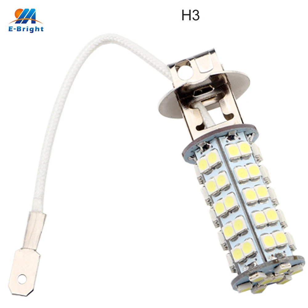 YM E Bright 1 шт. H1 H3 H11 1210 3528 68 SMD светодиодный Автомобильная противотуманная фара