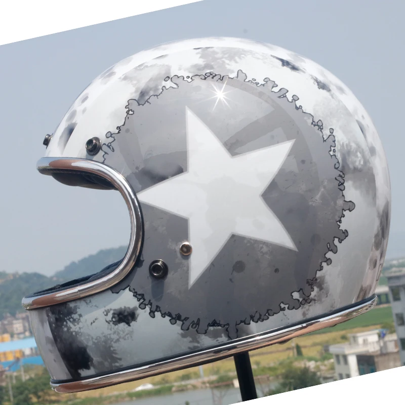 2019 Томпсон мото rcycle шлем cascos para moto Полный лица casco винтажный jet capacetes de ciclista off road |