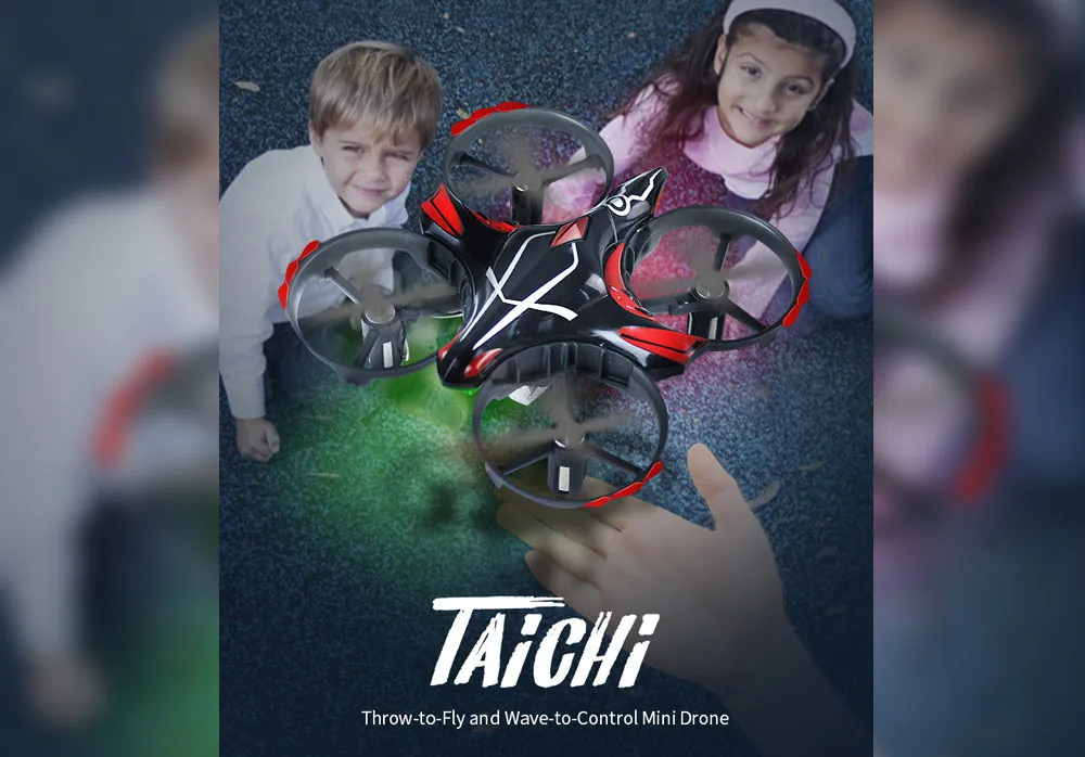 JJRC H56 микро Дрон с инфракрасным датчиком мини Квадрокоптер вертолет RC игрушки VS H36 управление жестами Дрон для детей игрушка