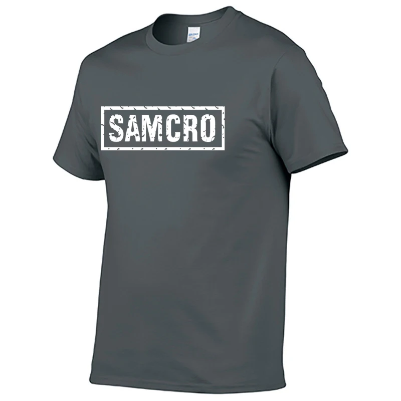 807 SOA Sons of anarchi/детская модная футболка с принтом «SAMCRO» для мужчин; модная повседневная Хлопковая мужская футболка в стиле Харадзюку с короткими рукавами - Цвет: 807