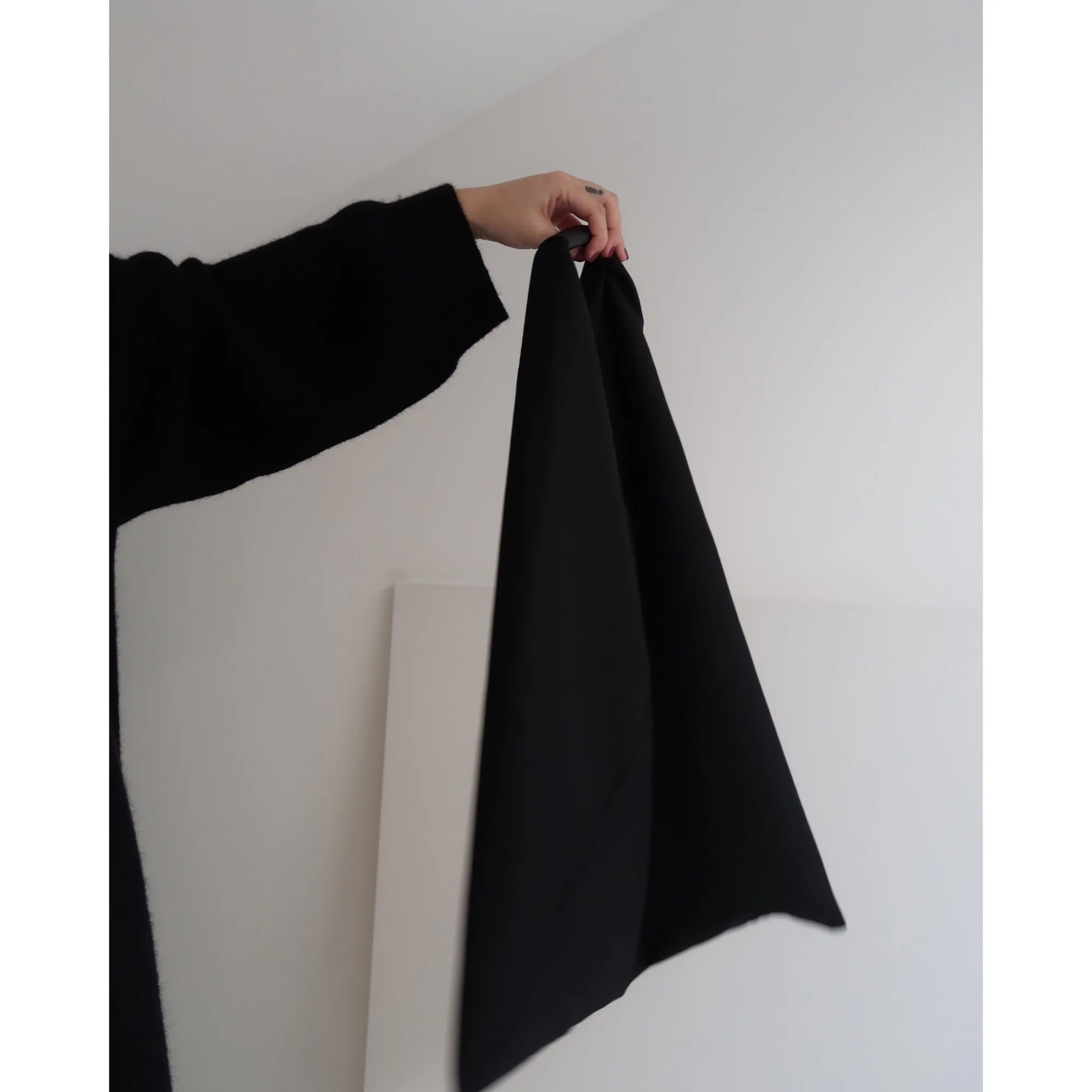 HISUELY New Arrival Large Casual Patchwork Handbags Black Canvas Bag Stitching Shoulder Portable Diagonal Package For Women