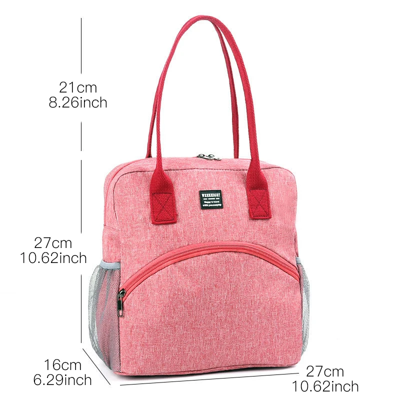 Портативная сумка для обеда утолщенная изоляционная сумка-холодильник школьная