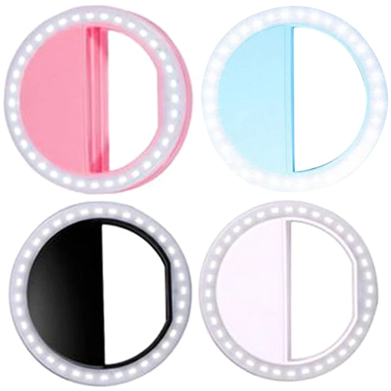 Зарядки 36 светодиодов по технологии пристегивающееся кольцо-вспышка для селфи