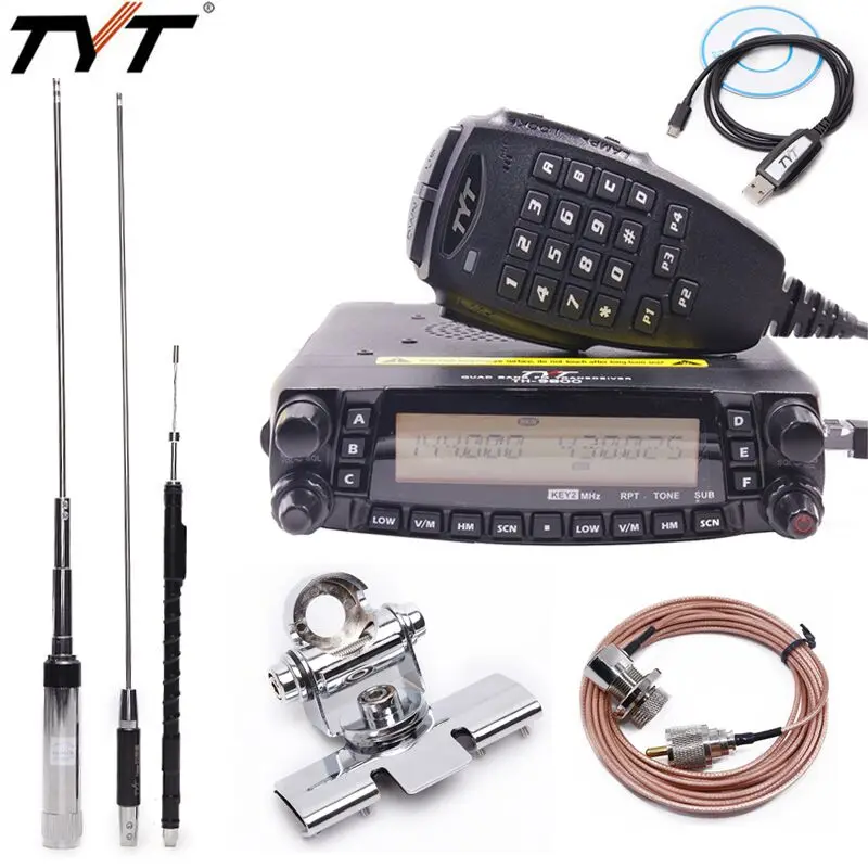 TYT TH 9800 Plus четырехдиапазонный перекрестный Ретранслятор 50 Вт автомобильная