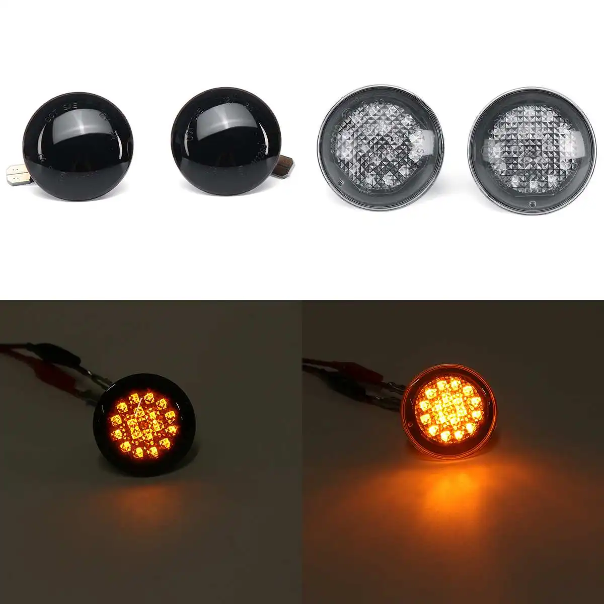 Светодиодный светильник повторитель для Land Range Rover L322 2 шт. 2002 2003 2004 2012|Сигнальная