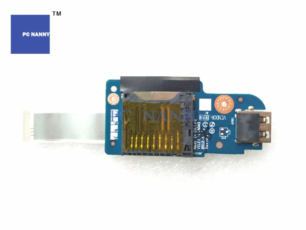 ПК няня кардридер USB порт плата с кабелем для Lenovo ThinkPad Edge E431 VILE1 NS-A043 серии работает