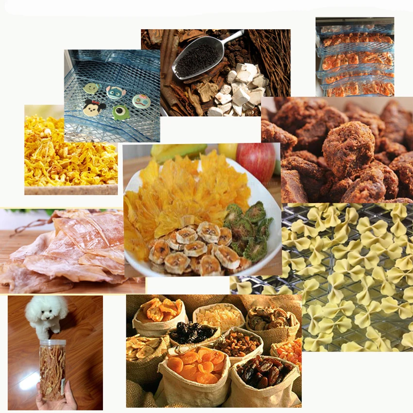 1 шт. 6-слойная сухая машина для дегидратора пищевых продуктов сухого воздуха